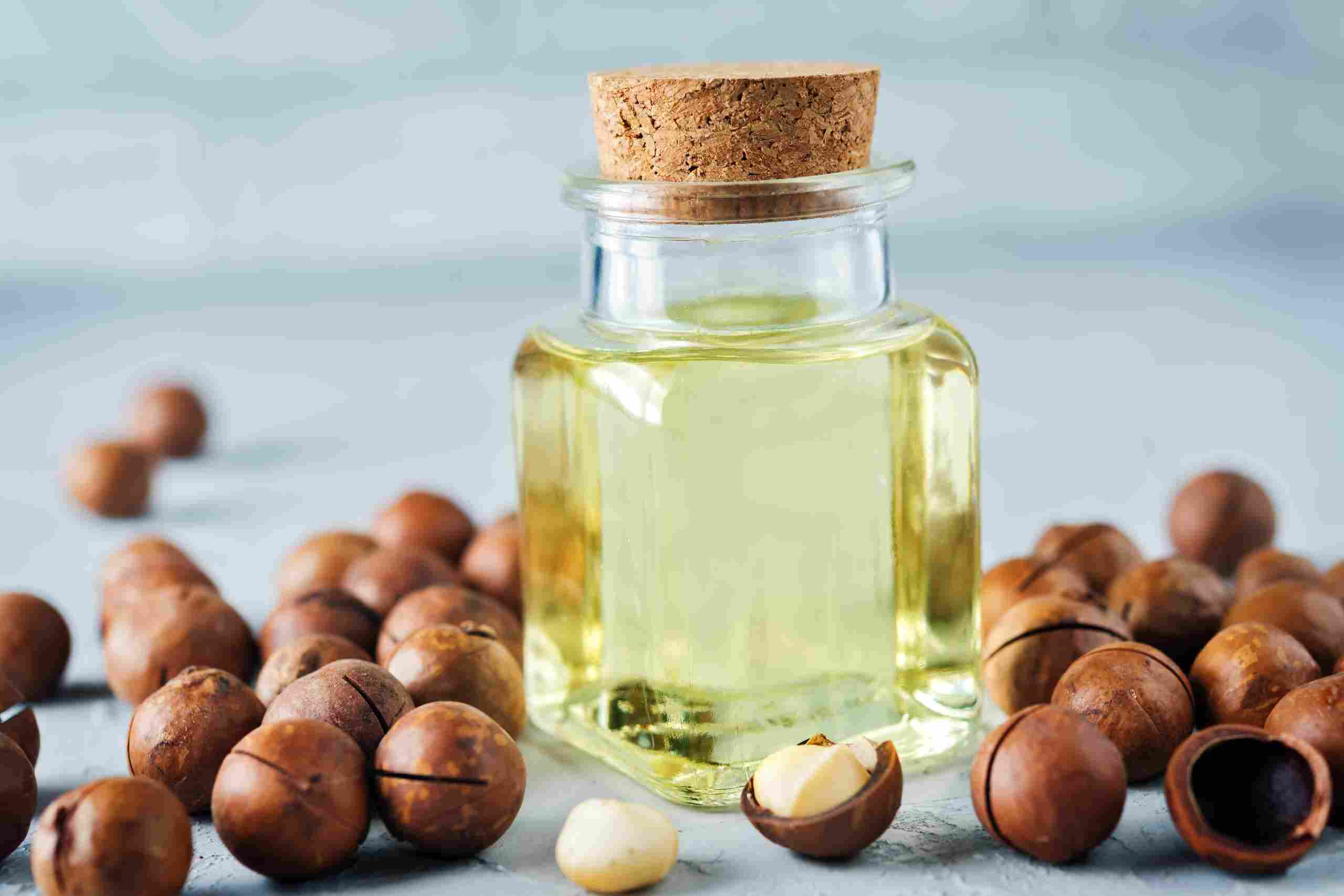 Aceite de macadamia: aplicaciones en la industria de cosméticos.